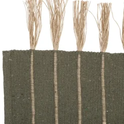 Tapis en coton et jute kaki 140x70cm - Kolore