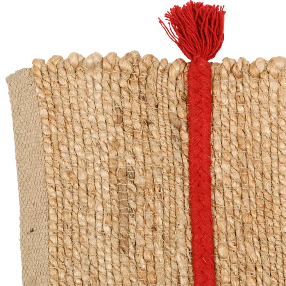 Tapis en jute et coton multicolore 140x70cm - Seguia