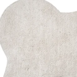 Tapis ours en coton blanc et noir - Songes