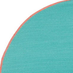 Tapis rond en plastique corail d120cm - Palma