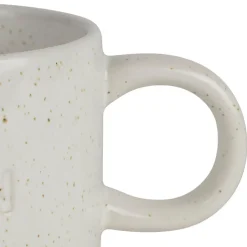 Tasse à thé maman en grès écru moucheté 30cl