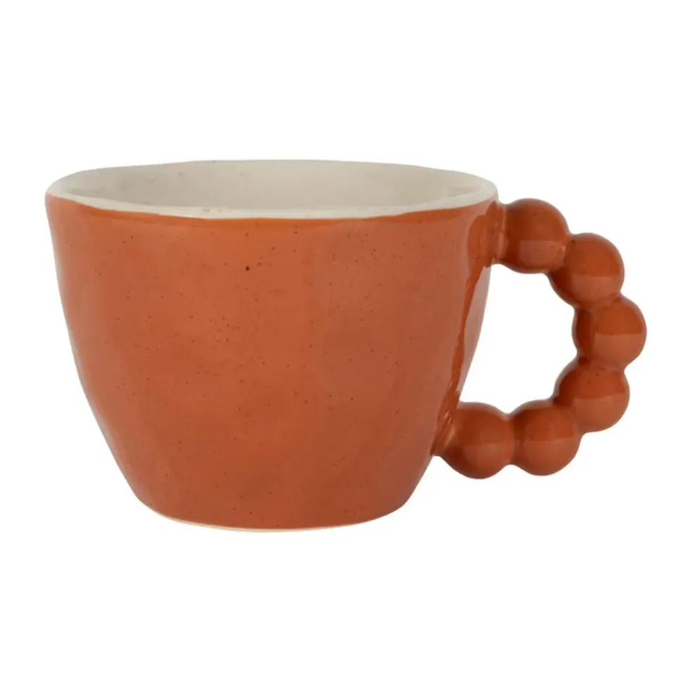 Tasse de thé en grès terracotta moucheté 25cl - Organic