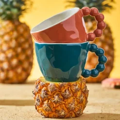 Tasse de thé en grès terracotta moucheté 25cl - Organic