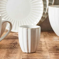 Tasse en céramique beige 12cl - Vlora
