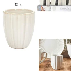 Tasse en céramique beige 12cl - Vlora
