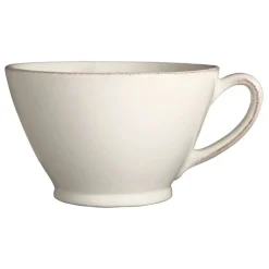 Tasse en faïence ivoire - campagne
