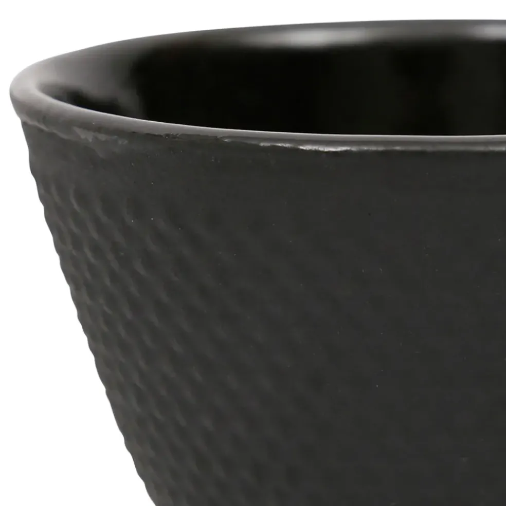 Tasse en fonte noir 12cl - Picots