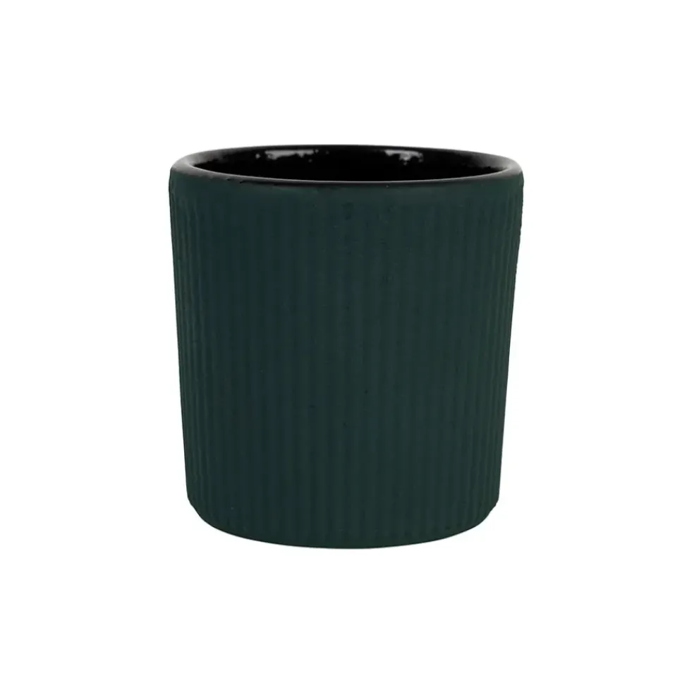 Tasse en fonte vert 12cl - Tresse