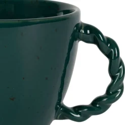 Tasse en grès émeraude moucheté 33cl - Organic
