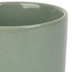 Tasse en grès sauge 25cl - cannelé