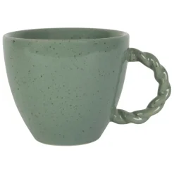 Tasse en grès sauge moucheté 33cl - Organic