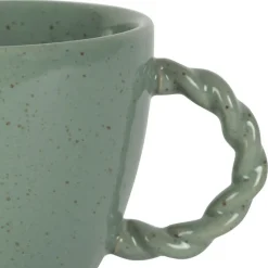 Tasse en grès sauge moucheté 33cl - Organic