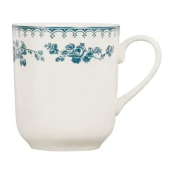 Tasse haute en faïence bleu ancien - faustine