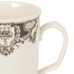 Tasse haute en faïence gris - clothilde