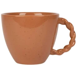 Tasse moucheté en grès terracotta 33cl - Organic