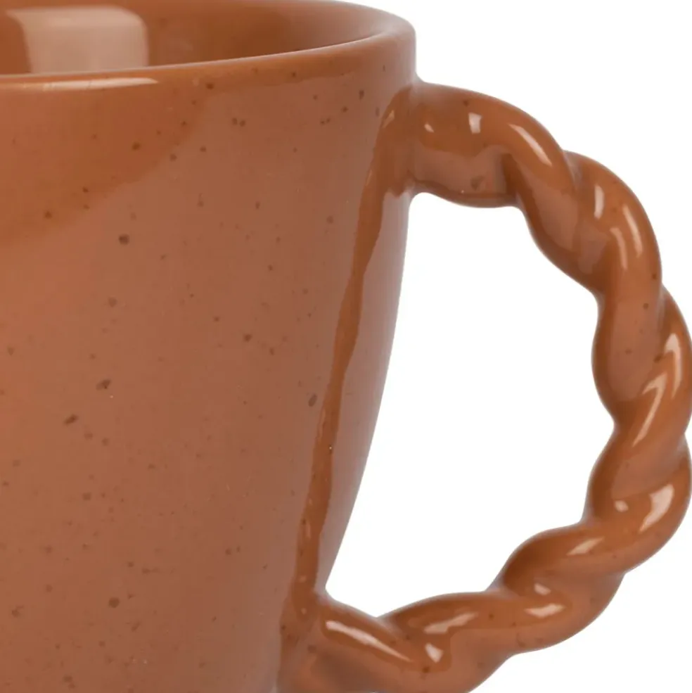 Tasse moucheté en grès terracotta 33cl - Organic