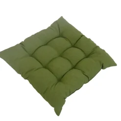 Tatami d'extérieur en coton vert 66x66cm - Colors
