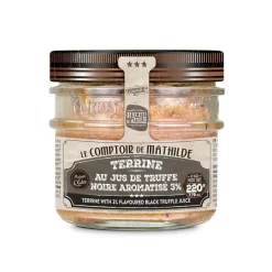 Terrine au jus de truffe noire 220g
