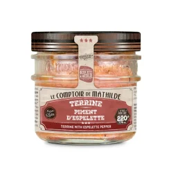Terrine au piment d'espelette 220g