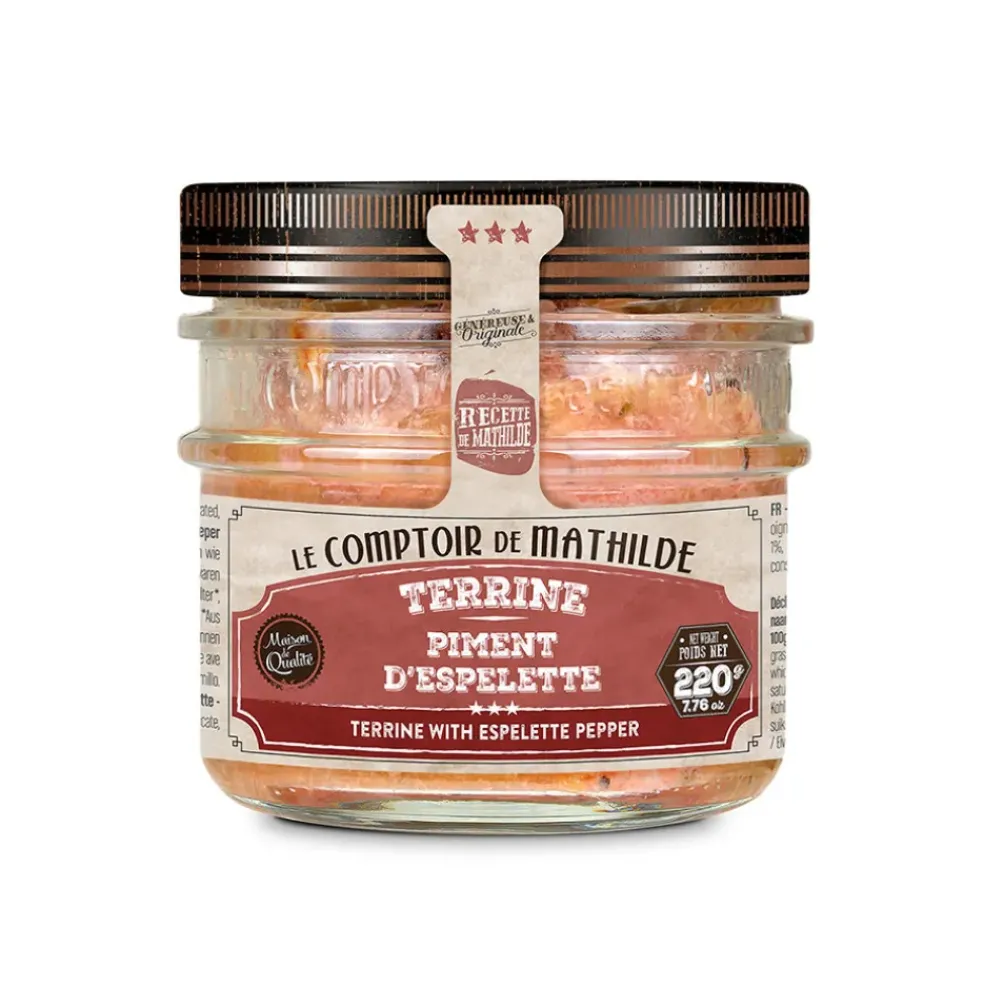 Terrine au piment d'espelette 220g