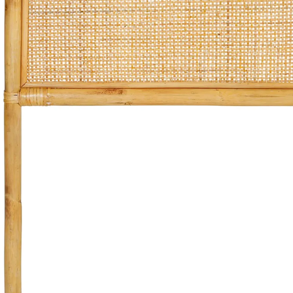 Tete lit en rotin naturel 160x100 - Balamea