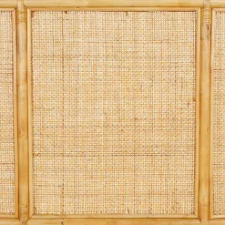 Tete lit en rotin naturel 160x100 - Balamea
