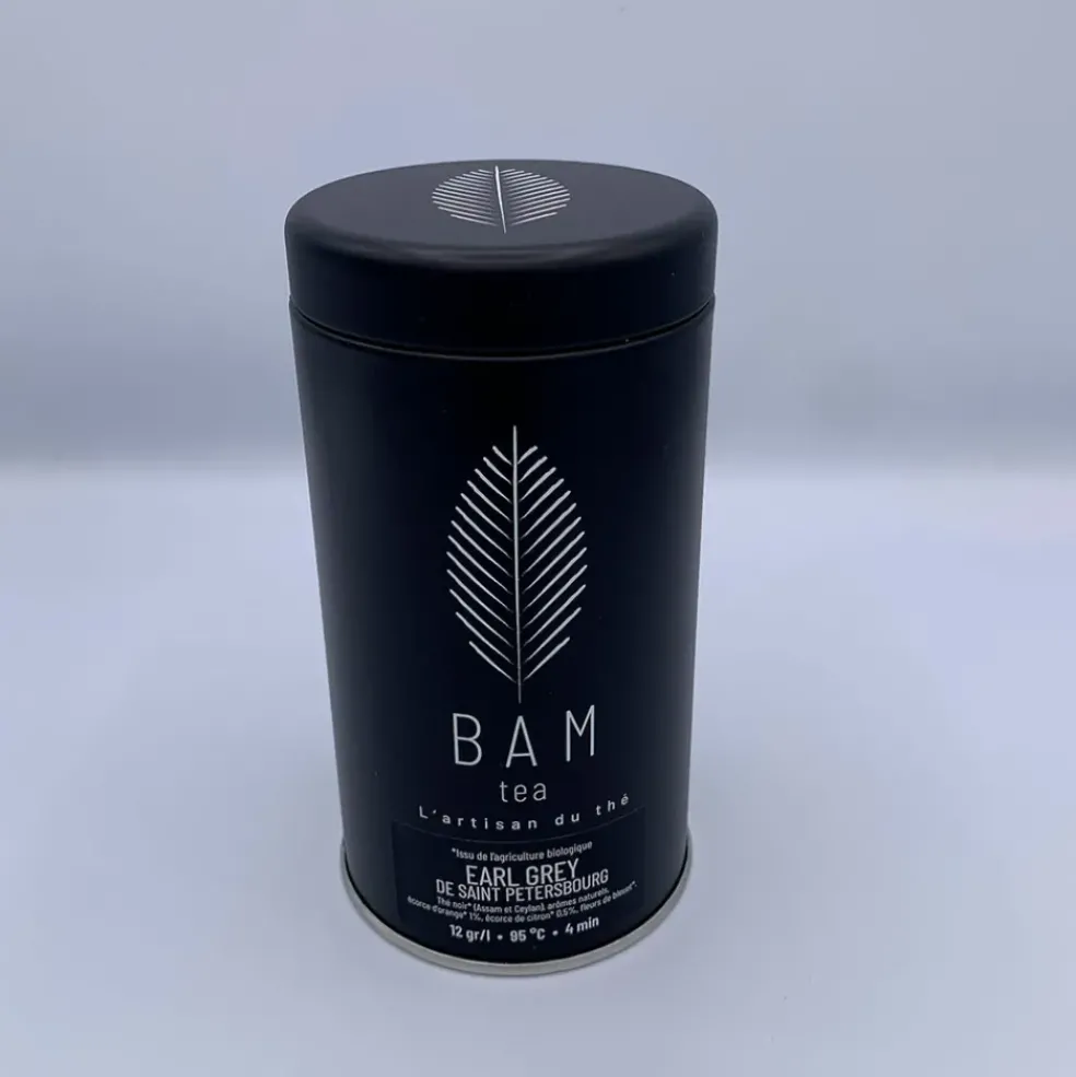 Thé earl grey de Saint Petersbourg bio avec boite métal - 70g