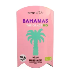 Thé vert glacé bio saveur fruits rouges bahamas