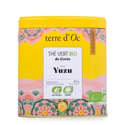 Thé vert yuzu de coree - 80g - bio