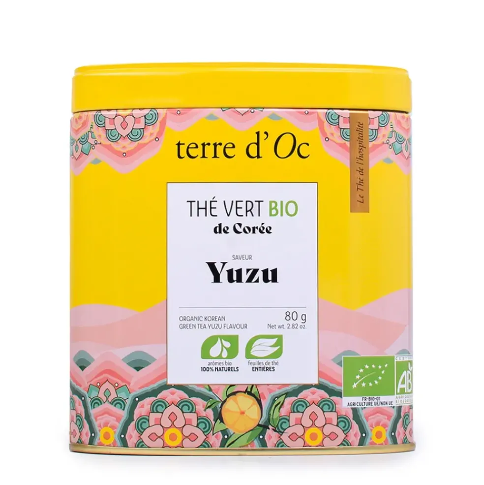 Thé vert yuzu de coree - 80g - bio