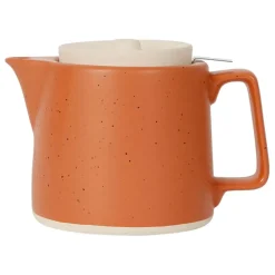 Theiere en grès terracotta et filtre inox 1l - Verde