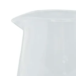 Theiere en verre avec filtre blanc