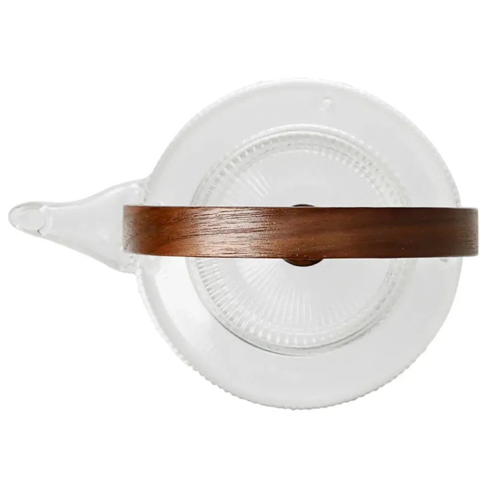 Theiere en verre borosilicate transparent 85cl - Manarola
