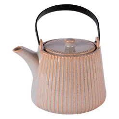 Théière en céramique et filtre beige 1l - Tiao