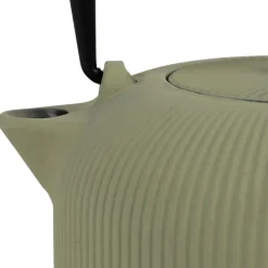 Théière en fonte anis avec filtre 1L - Tresse
