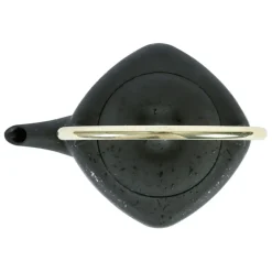 Théière en fonte et inox noir et doré 1.5L - Arty