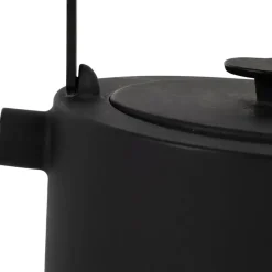 Théière en fonte noir avec filtre inox 90cl - Tipot-Arty