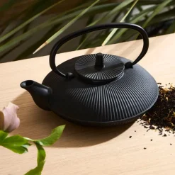 Théière en fonte noir avec filtre inox 75cl - Brin