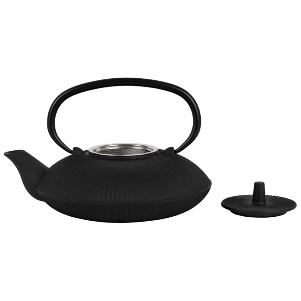 Théière en fonte noir avec filtre inox 75cl - Brin