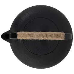 Théière en fonte noir avec filtre inox 1L - Tresse
