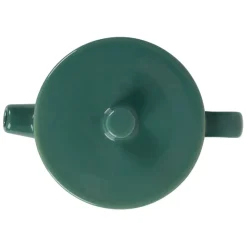 Théière en grès et inox émeraude 90cl - Cannelé