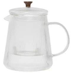 Théière en verre borosilicate transparent 1l - Manarola