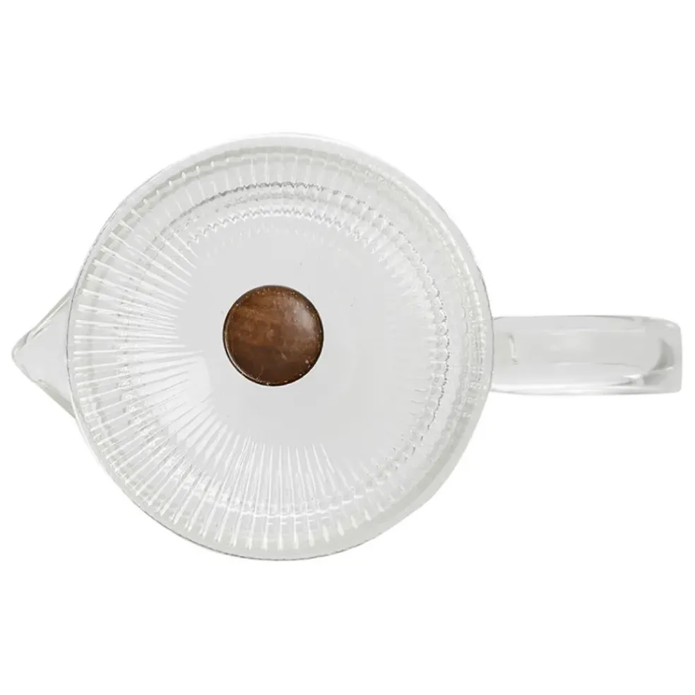 Théière en verre borosilicate transparent 1l - Manarola
