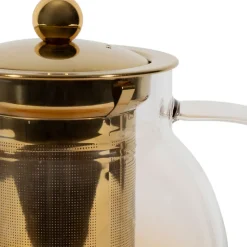Théière en verre borosilicate ambre 1.5L - Funky