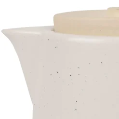 Théière mate avec filtre verde blanc 1l en grès