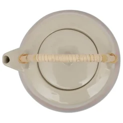 Théière terracotta et vert en porcelaine avec filtre 1.3l - sweet leaves