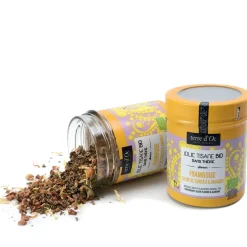 Tisane framboise grenade sureau - pot métal - 70g ab