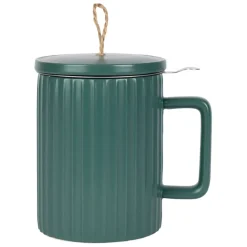 Tisaniere en grès émeraude et filtre inox 47.5cl - Sweet Leav
