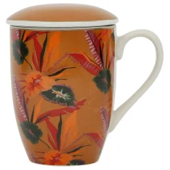 Tisanière en céramique moutarde avec filtre 37.5cl - Palmera