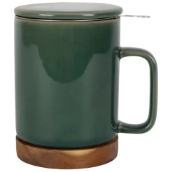 Tisanière en grès émeraude avec filtre 35cl - Nordika